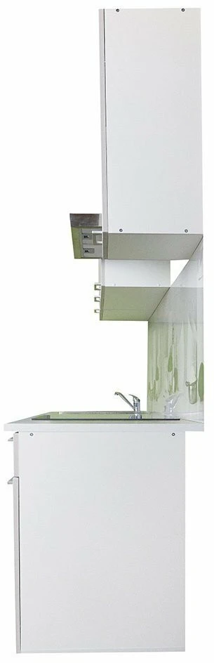 Кухонный гарнитур Hoff Стелла 2,4 м, 240х210х60 см, цвет жемчужно-серый